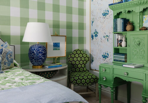 bedroom green design