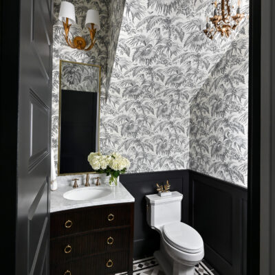 New Orleans Inspired Powder Remodel