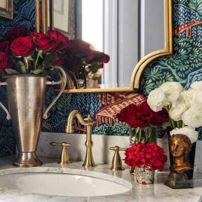 Chinoiserie Chic Powder Room