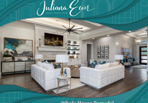 whole house remodel in sugar land -- living room