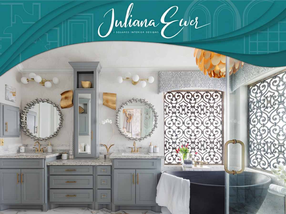 bathroom remodel with shower and tub